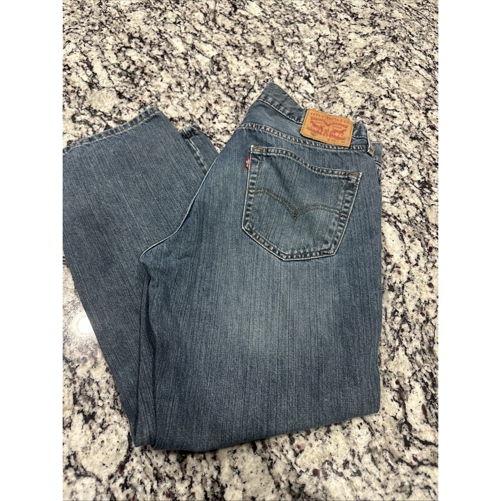 Levis 559‎ Jeans 34x30 Mens Blue Denim Straight Leg Regular Fit  Pockets
